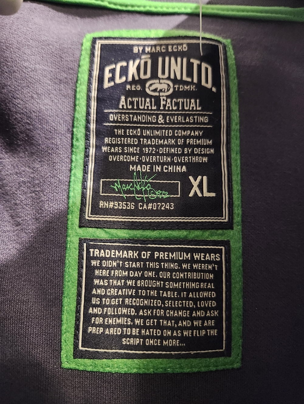 Vintage Eckō Unlimited Track Windbreaker Jacket - Picture 6 of 10